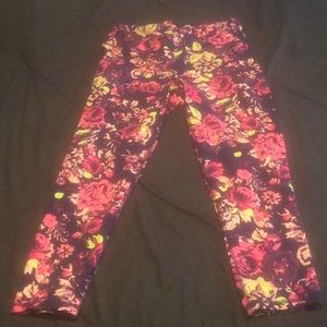 Floral leggings